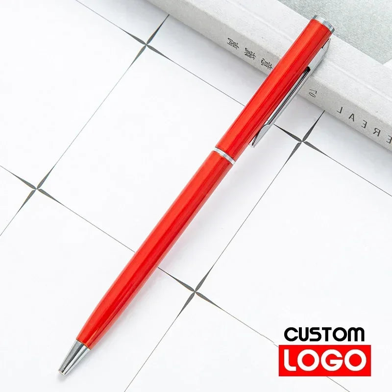 Rose Gold Engraved Metal Ballpoint Pens