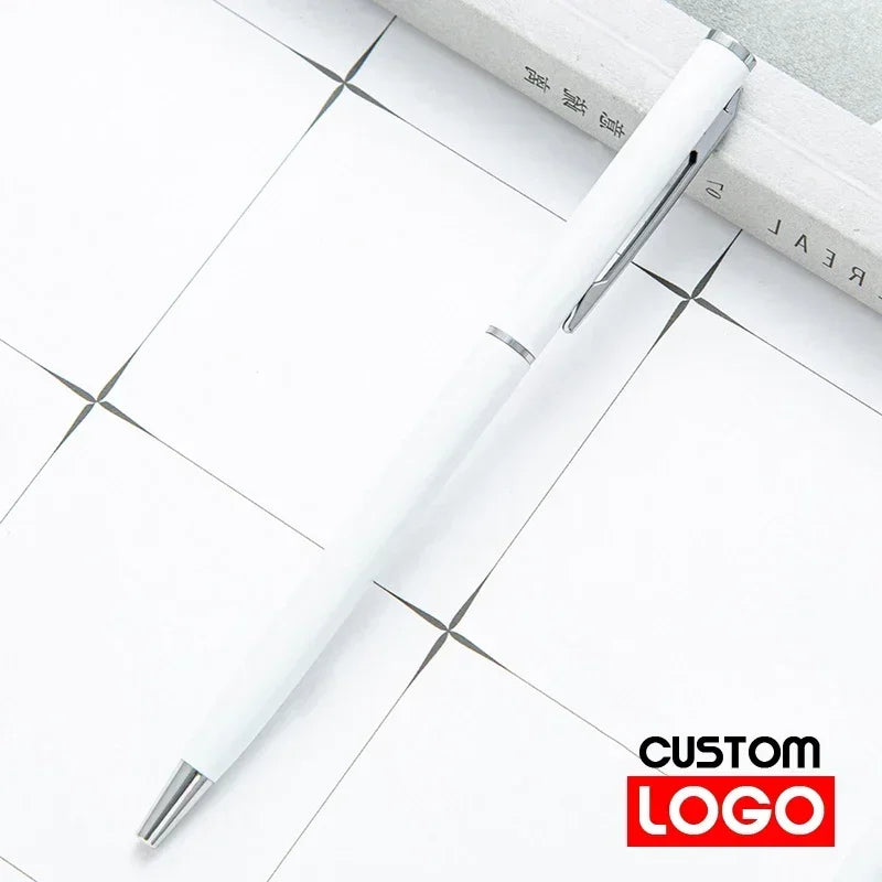 Rose Gold Engraved Metal Ballpoint Pens