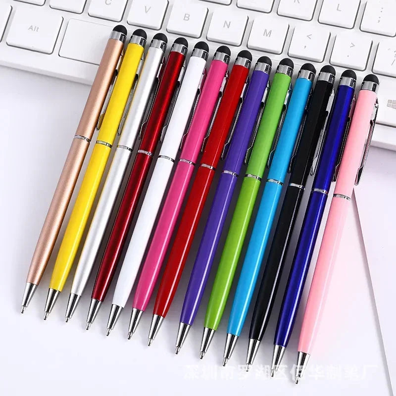 2-in-1 Metal Stylus Ballpoint Pens Set