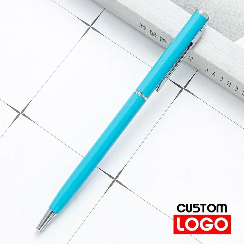 Rose Gold Engraved Metal Ballpoint Pens