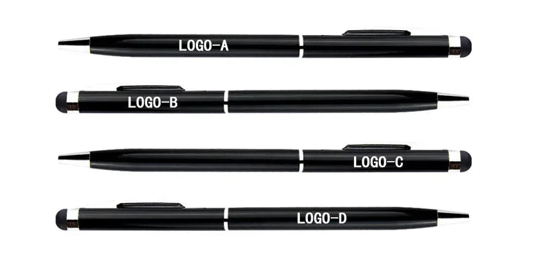 2-in-1 Metal Stylus Ballpoint Pens Set