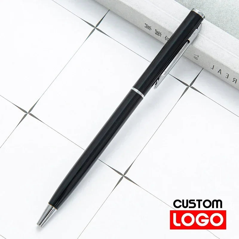 Rose Gold Engraved Metal Ballpoint Pens