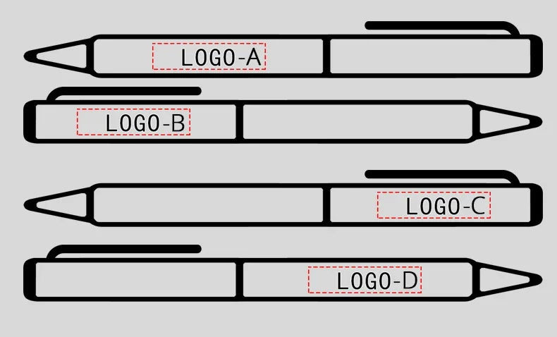 Rose Gold Engraved Metal Ballpoint Pens