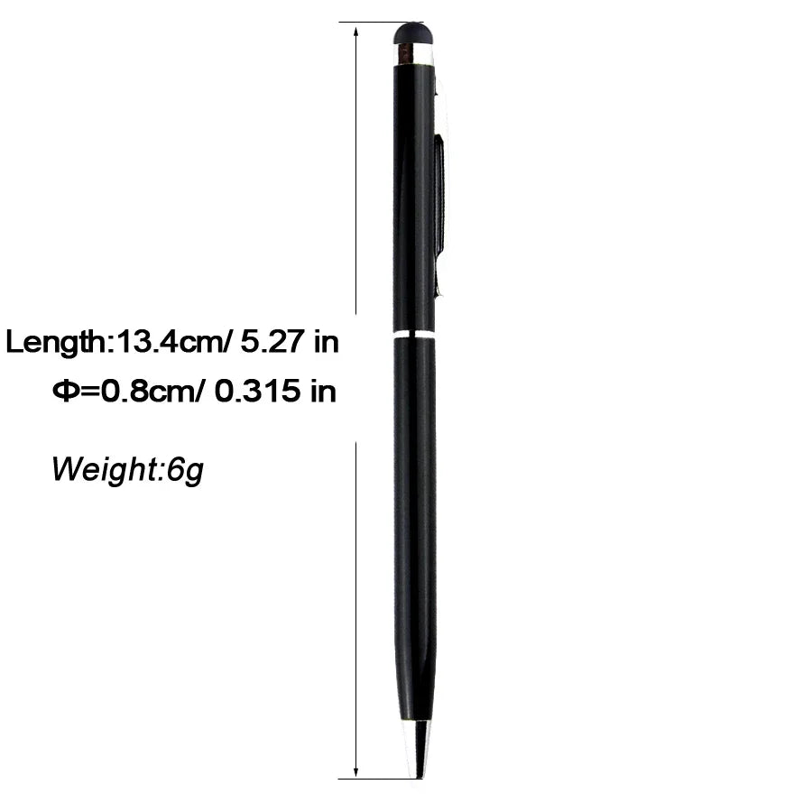 2-in-1 Metal Stylus Ballpoint Pens Set