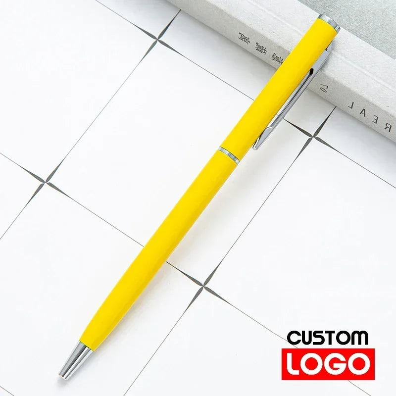 Rose Gold Engraved Metal Ballpoint Pens