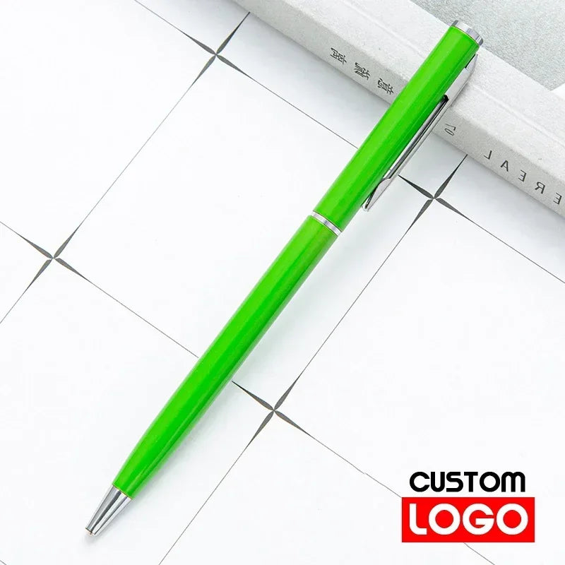 Rose Gold Engraved Metal Ballpoint Pens